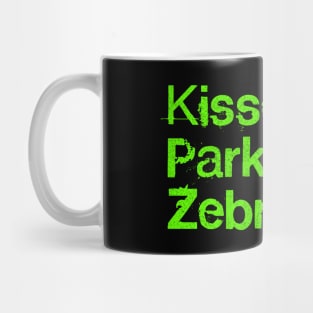 Kissel Parks And Zebrowski - Grunge Typographic Tribute Design Mug